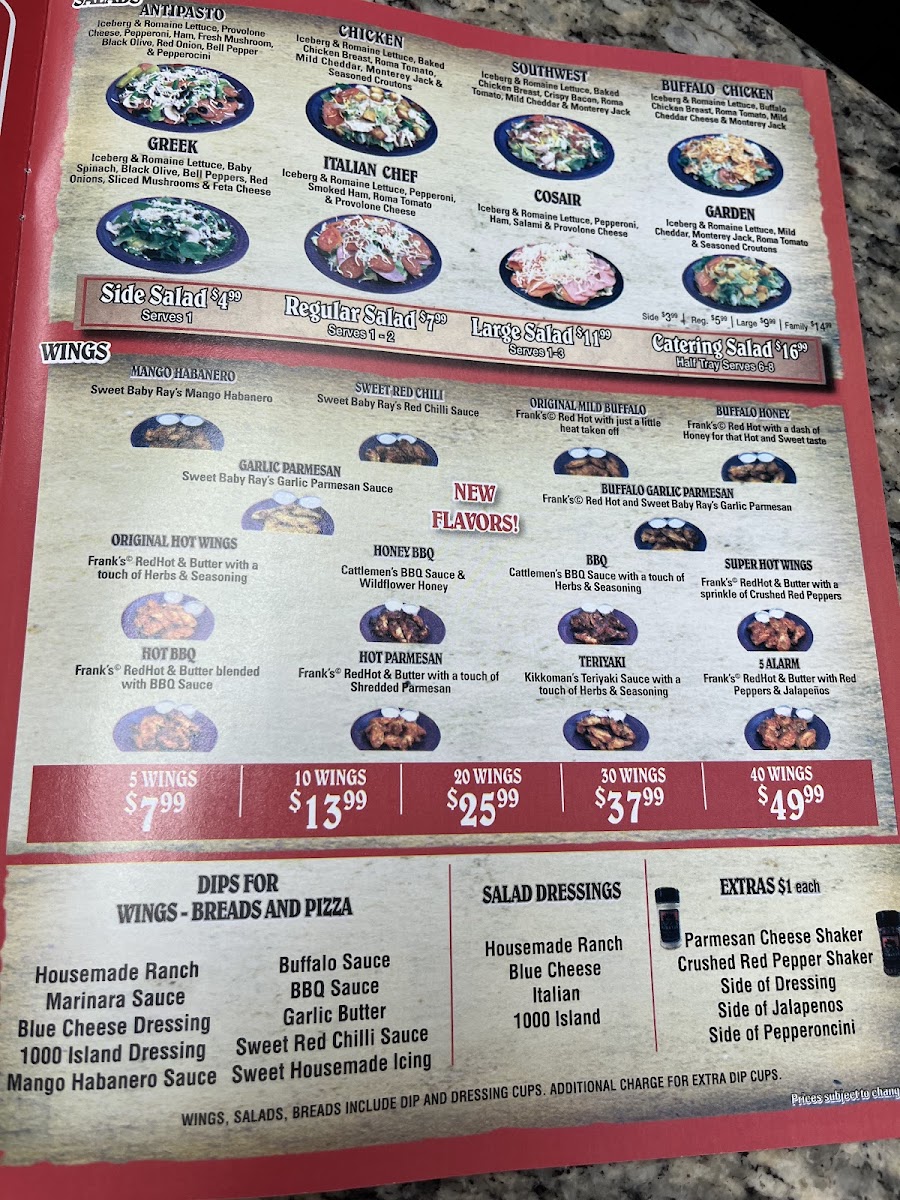 Pizza Pirates Menu - Image 2