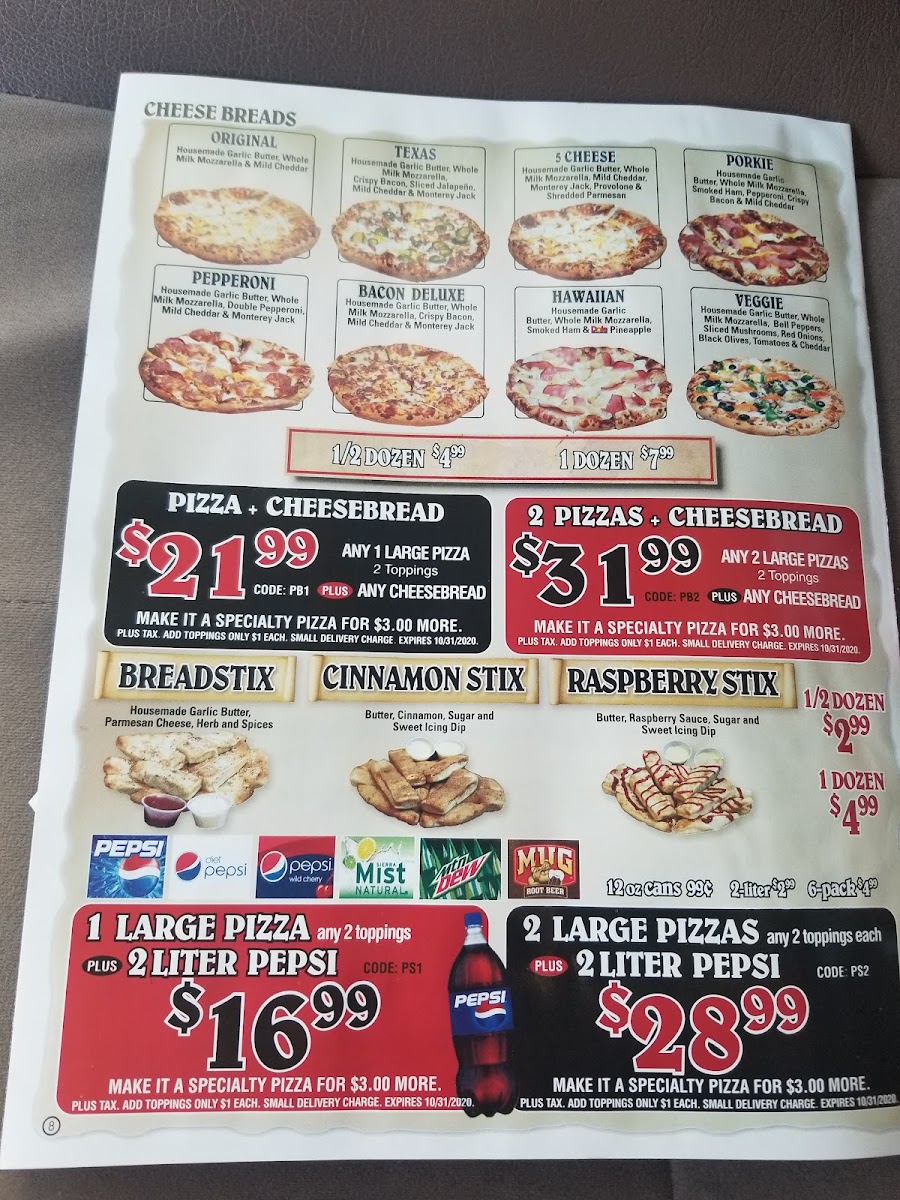 Pizza Pirates Menu - Image 4